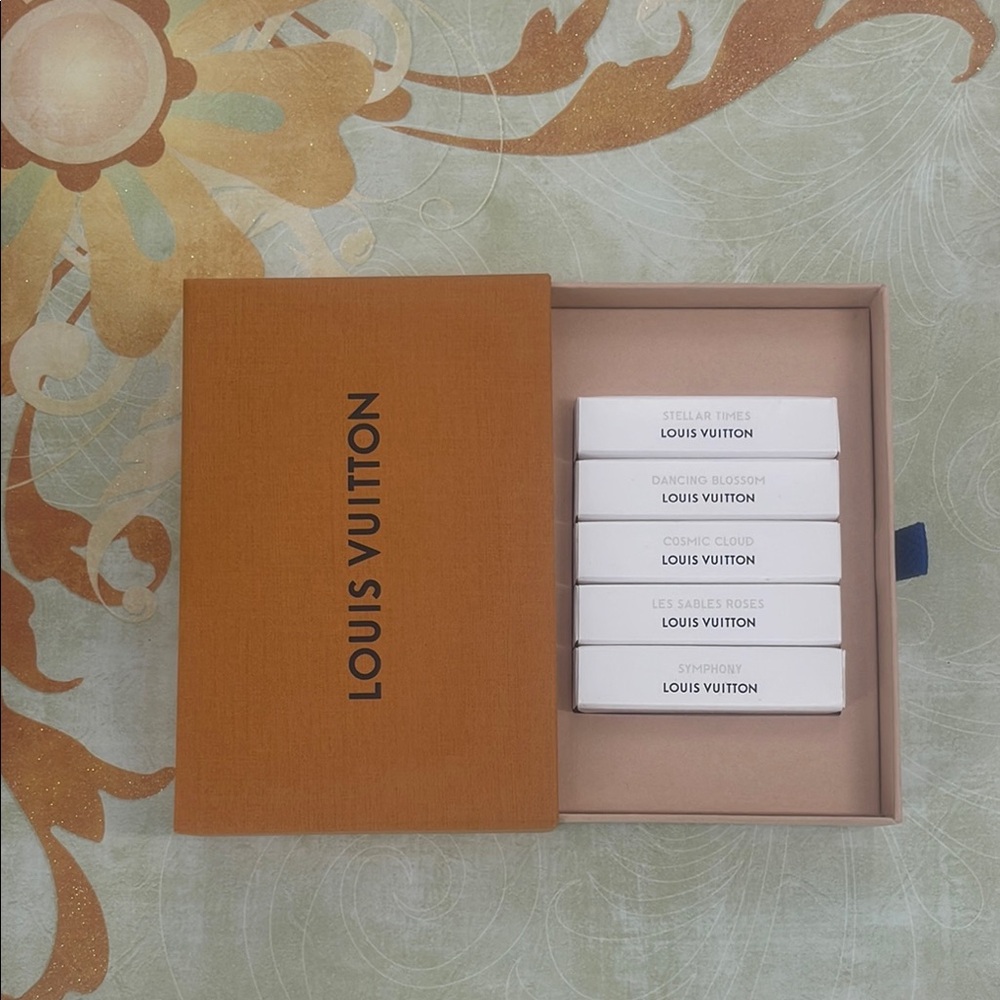 Louis Vuitton Authentic 5 Fragrance Perfume Sample Set